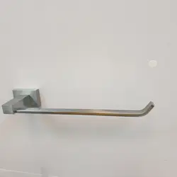 خرید و قیمت جای رول دستمال توالت دیواری سرویس دستشویی و حمام استیل مات - فروشگاه اینترنتی سام