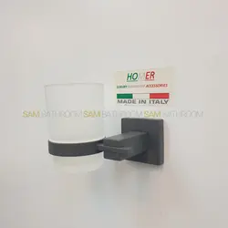 خرید و قیمت جای مسواک پایه مربع طوسی مات دیواری برند هامر - فروشگاه اینترنتی سام