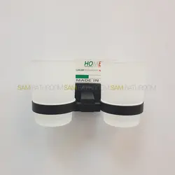 خرید و قیمت جای مسواک دوبل دیواری مشکی مات دیوابرند هامر - فروشگاه اینترنتی سام