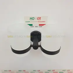 خرید و قیمت جای مسواک دوبل دیواری مشکی مات دیوابرند هامر - فروشگاه اینترنتی سام