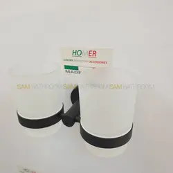خرید و قیمت جای مسواک دوبل دیواری مشکی مات دیوابرند هامر - فروشگاه اینترنتی سام
