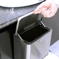 سطل 5 لیتری آویز برند اسمارت (استیل مات) - فروشگاه سام