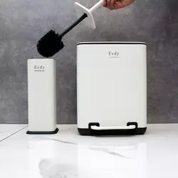 سطل و برس۶لیتری اودی هوم پدالی سفید مات - فروشگاه سام