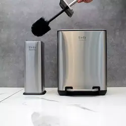 سطل و برس۶لیتری اودی هوم پدالی استیل مات - فروشگاه سام