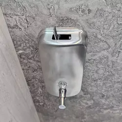 جای مایع استیل دیواری مات برند Evdy (استیل مات) - فروشگاه اینترنتی سام