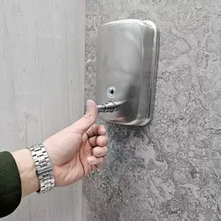 جای مایع استیل دیواری مات برند Evdy (استیل مات) - فروشگاه اینترنتی سام