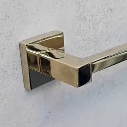 جای حوله بلند سرویس دستشویی و حمام (طلایی) خرید و قیمت - فروشگاه اینترنتی سام
