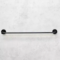 جای حوله بلند سرویس دستشویی و حمام (مشکی مات) خرید و قیمت - فروشگاه اینترنتی سام
