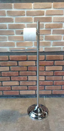 استند ایستاده جای دستمال توالت و حوله سرویس بهداشتی کروم خرید و قیمت - فروشگاه اینترنتی سام