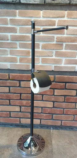 استند ایستاده جای دستمال توالت و حوله سرویس بهداشتی مشکلی کروم خرید و قیمت - فروشگاه اینترنتی سام