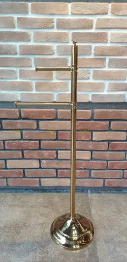 استند جای حوله و دستمال توالت ایستاده طلایی براق خرید و قیمت - فروشگاه اینترنتی سام