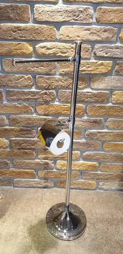 استند جای حوله و دستمال توالت ایستاده کروم خرید و قیمت - فروشگاه اینترنتی سام