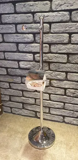 استند جای حوله و دستمال توالت ایستاده کروم خرید و قیمت - فروشگاه اینترنتی سام