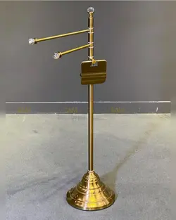 استند جای حوله و دستمال مدل اسپشیال (طلایی براق) خرید و قیمت - فروشگاه اینترنتی سام