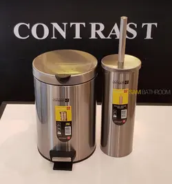 سطل و برس ۳لیتر پدالی کنتراست - فروشگاه اینترنتی سام