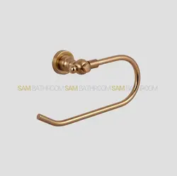خرید و قیمت جای حوله سرویس بهداشتی دیواری مدل J (طلایی مات)