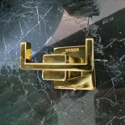 خرید و قیمت قلاب دو شاخه دیواری سرویس دستشویی و حمام - فروشگاه اینترنتی سام