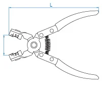انبر مخصوص ۳۶۰ درجه جنت داخل موتور اروپایی و فرانسوی