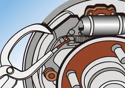 انبر مخصوص جازدن فنر کاسه درام کینگ تونی مدل 9BC124