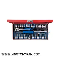 جعبه بكس ١/٤ درايو ٣٩ عددي میلیمتری كينگ توني مدل 2539MR