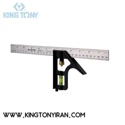 خط کش و گونیا و تراز ۳۰ سانت کینگ تونی