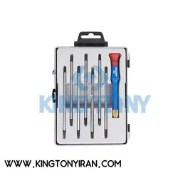 ست پیچ گوشتی ساعتی تعویضی کینگ تونی