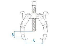 پولی کش ۲ شاخ سایز ۸ اینچ کینگ تونی