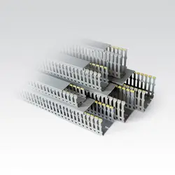 داکت صنعتی شیاردار رعد سایز 80*40