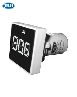 چراغ سیگنال آمپرمتر مربع AC قطر 22 میلیمتر JBH