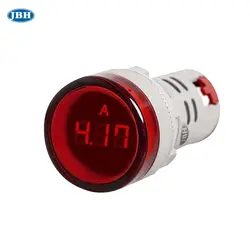 چراغ سیگنال آمپرمتر گرد AC قطر 22 میلیمتر JBH