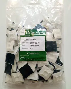 پایه بست کمربندی چسبی Y.Y سایز 28*28