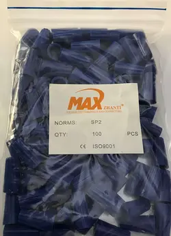 کانکتور پیچی سایز SP2 رنگ آبی بسته 100 عددی