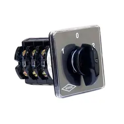 کلید گردان سه فاز و نول دوطرفه 100 آمپر الکترو کاوه KA10007/2N