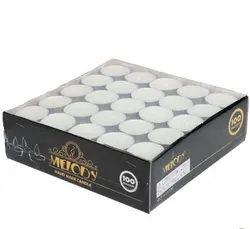 شمع وارمر سفید بسته 100 تایی