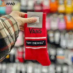 جوراب ساقدار طرح vans off the wall