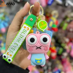 جاکلیدی سیلیکونی قورباغه صورتی