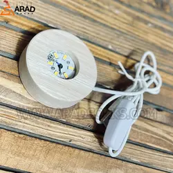 گوی کریستال سه بعدی طرح زحل