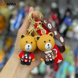 جاکلیدی سیلیکونی طرح خرس لویی ویتون