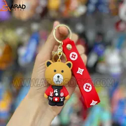 جاکلیدی سیلیکونی طرح خرس لویی ویتون