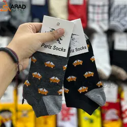 جوراب مچی فانتزی طرح روباه