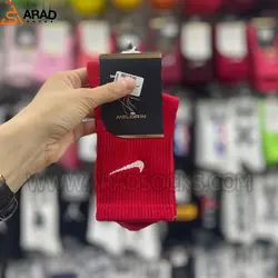 جوراب ساقدار اسپرت نایکی تناژ قرمز