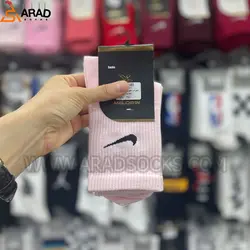 جوراب ساقدار اسپرت نایکی تناژ صورتی