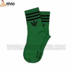 جوراب ساقدار آدیداس سبز