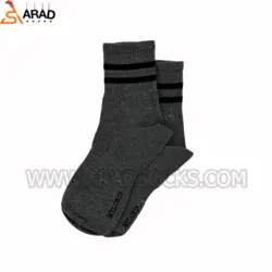 جوراب ساقدار دوخط طوسی