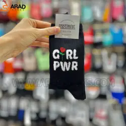 جوراب ساقدار طرح Girl power