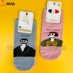 جوراب مچی تا به تا طرح لئون و ماتیلدا