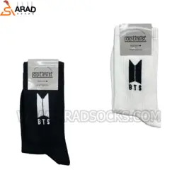 جوراب ساقدار طرح بی تی اس