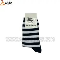 جوراب ساقدار راه راه