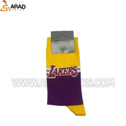 جوراب ساقدار اسپرت طرح لیکرز