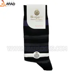 جوراب ساقدار خط دار مردانه